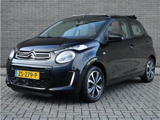 Citroen C1 1.0 VTi Airscape Shine Automaat, Elektr. Schuif/Kantel dak, Airco, Achteruitrijcamera, Applecarpl./Andr. Auto, 15''inch LM velgen
