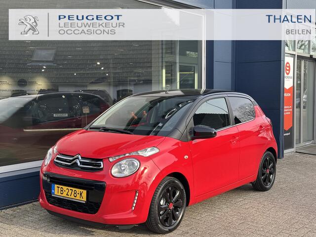 Citroen C1 1.0 Shine 69 PK | Meest Complete Uitvoering | 1e Eigenaar & Volledig Dealer Onderhouden | Lichtmetalen Velgen 15 inch | Zwart Dak | Airco Climate Control | Groot Multimedia | Camera | Radio met Bluetooth en USB | LED verlichting | Multifunctioneel Stuurwi