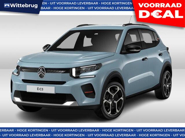 Citroen C3 E-C3 Plus 113pk 44 kWh DIRECT LEVERBAAR - GRATIS WALLBOX LAADPAAL