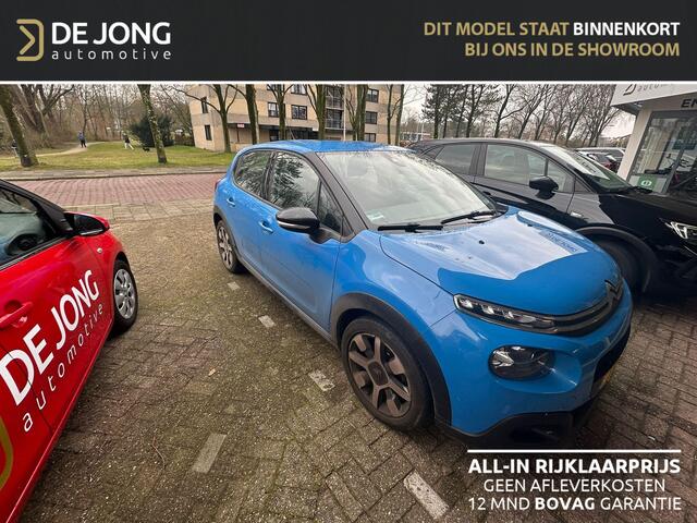 Citroen C3 1.2 PureTech Shine Navi/Camera/Apple-Carplay/17"Lichtmetalen Velgen/GEEN AFLEVERKOSTEN