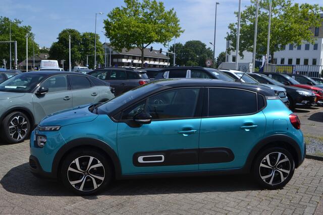 Citroen C3 1.2 PTShine I 110PK I AUTOMAAT I NAVIGATIE I ACHTERUITRIJCAMERA I ARMSTEUN I L.M. VELGEN I ALL SEASONBANDEN I