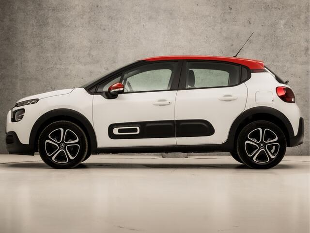 Citroen C3 1.2 PureTech C-Series Automaat (APPLE CARPLAY, GROOT NAVI, CRUISE, PARKEERSENSOREN, SPORTSTOELEN, LANE ASSIST, LED KOPLAMPEN, NIEUWSTAAT)