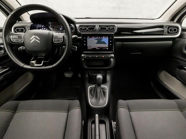 Citroen C3 1.2 PureTech C-Series Automaat (APPLE CARPLAY, GROOT NAVI, CRUISE, PARKEERSENSOREN, SPORTSTOELEN, LANE ASSIST, LED KOPLAMPEN, NIEUWSTAAT)