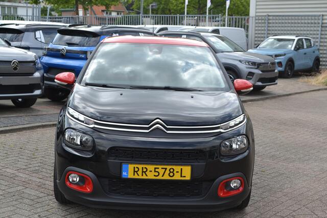 Citroen C3 1.2 PureTech S&S Shine I 110PK I NAVIGATIE I ACHTERUITRIJCAMERA I AMBIANCE RED I ZWARTE L.M. VELGEN I