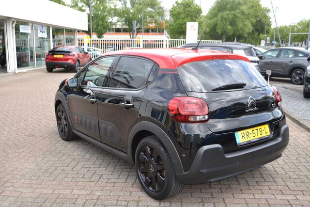 Citroen C3 1.2 PureTech S&S Shine I 110PK I NAVIGATIE I ACHTERUITRIJCAMERA I AMBIANCE RED I ZWARTE L.M. VELGEN I