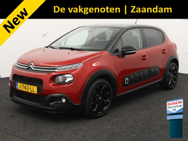 Citroen C3 1.2 PureTech Shine Airco, cruise control, achteruitrijcamera, parkeersensoren voor/achter, rijstrooksensoren, regensensoren, achteropkomend verkeer waarschuwing, carplay, bluetooth, stuur multifunctioneel, Ben je op zoek naar een zuinige, comfortabele én 