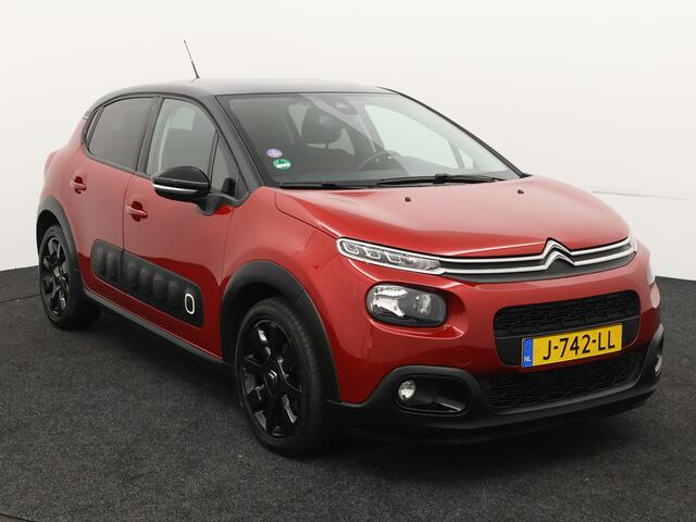 Citroen C3 1.2 PureTech Shine Airco, cruise control, achteruitrijcamera, parkeersensoren voor/achter, rijstrooksensoren, regensensoren, achteropkomend verkeer waarschuwing, carplay, bluetooth, stuur multifunctioneel, Ben je op zoek naar een zuinige, comfortabele én 