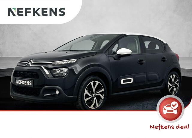 Citroen C3 110PK Feel Edition | 1ste eigenaar | AUTOMAAT | AppleCarplay/AndroidAuto | Armsteun | Camera | Cruise Control | Climate Control | StoelVerwarming | Navigatie | Isofix | Privacy Glass | Two-Tone |