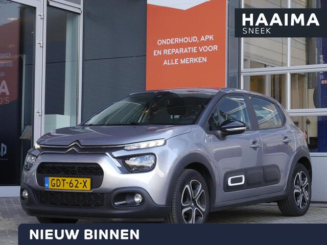 Citroen C3 1.2 PureTech Plus | Lage km.stand | Climate control | Cruise control | Navigatie | Parkeersensoren achter | Led | Regensensor