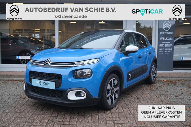Citroen C3 PT 110 Shine Automaat Pano Dak | Camera | Navi | Sensoren | Apple carpaly/Android Auto