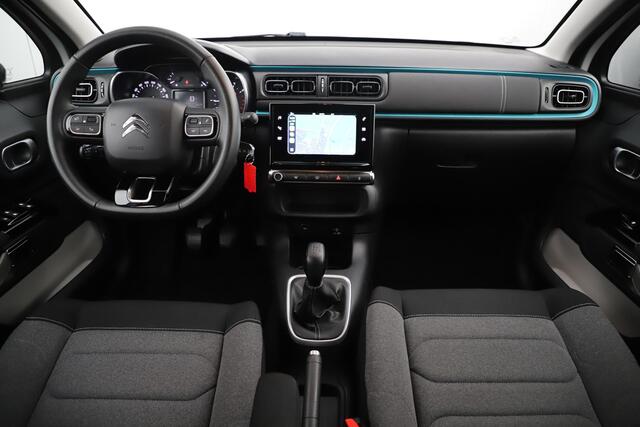 Citroen C3 1.2 PureTech Shine Navigatie Achteruitrijcamera 17 inch LMV Carplay Android Climate Cruise Control Rijstrooksensor Parkeersensor