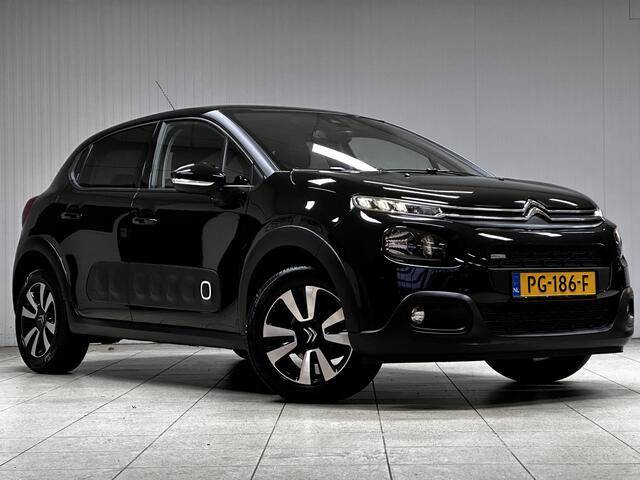 Citroen C3 1.2 PureTech Shine/ Camera/ Apple + Android/ DAB+/ Navi/ Clima/ Lane-Assist./ Cruise/ Elek. pakket/ Isofix/ Bluetooth/ Multi. LEDER. Stuur/ Mistl./ PDC/ Extra getint glas/ LED Dagrijverl.