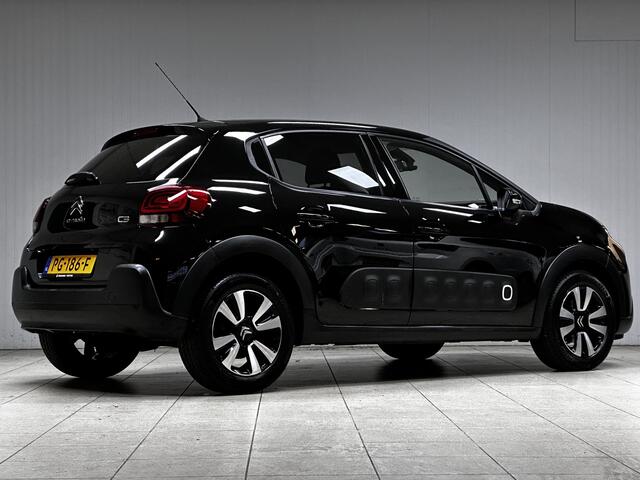 Citroen C3 1.2 PureTech Shine/ Camera/ Apple + Android/ DAB+/ Navi/ Clima/ Lane-Assist./ Cruise/ Elek. pakket/ Isofix/ Bluetooth/ Multi. LEDER. Stuur/ Mistl./ PDC/ Extra getint glas/ LED Dagrijverl.