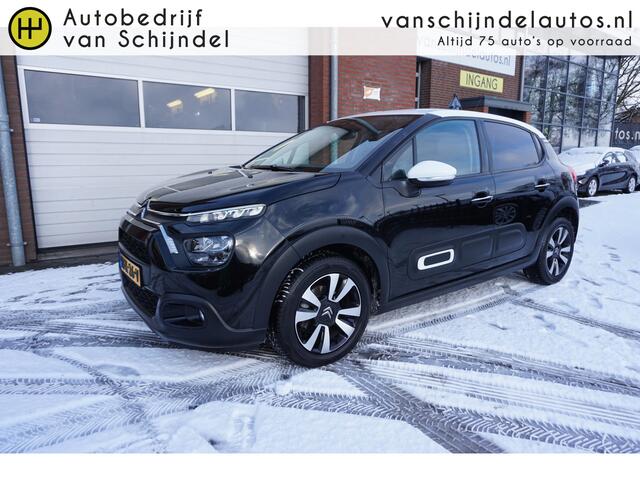 Citroen C3 1.2 PURETECH EAT6 110PK SHINE LUXE KEURIGE NETTE STAAT STOELVERWARMING ANDROID-APPLECARPLAY(NAVI) ECC AIRCO CRUISECONTROL PARKEERSENSOREN BLUETOOTH 4X ALL SEASON BANDEN ENZ...