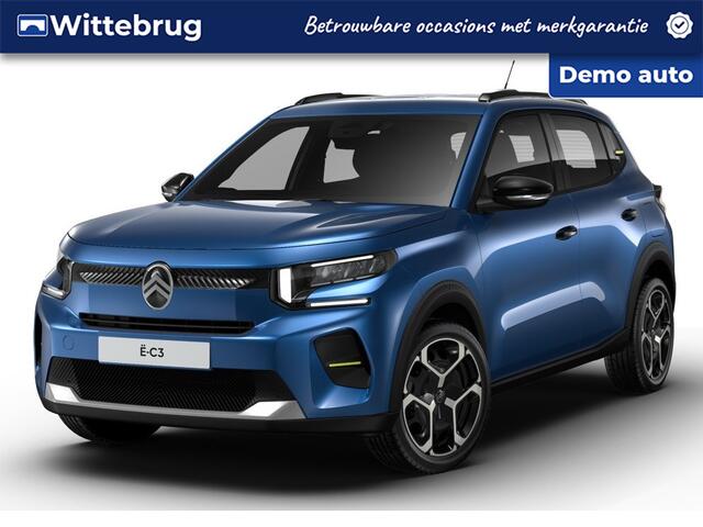 Citroen C3 Ë-C3 Plus 113pk 44 kWh | Apple Carplay | Parkeersensoren | Regensensor | Cruise control | I 8 jaar Citroen Care garantie I per direct beschikbaar
