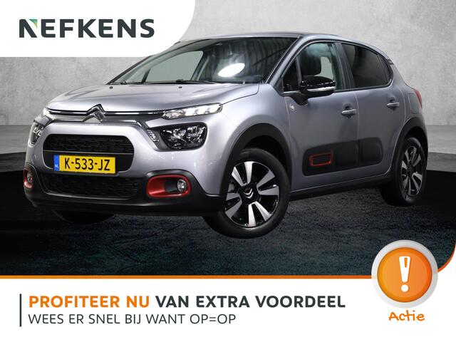 Citroen C3 1.2 85PK C-Series | Uniek! | AppleCarplay/AndroidAuto | Led Koplampen | Cruise Control | Privacy Glass | Navigatie | 17"LMV | Isofix | Trekhaak | Privacy Glass | Parkeersensoren |