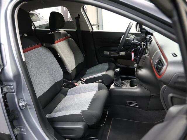 Citroen C3 1.2 85PK C-Series | Uniek! | AppleCarplay/AndroidAuto | Led Koplampen | Cruise Control | Privacy Glass | Navigatie | 17"LMV | Isofix | Trekhaak | Privacy Glass | Parkeersensoren |