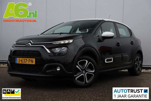 Citroen C3 1.2 PureTech Feel Navigatie Carplay Android Climate Cruise Control Rijstrooksensor Parkeersensor All-season banden!