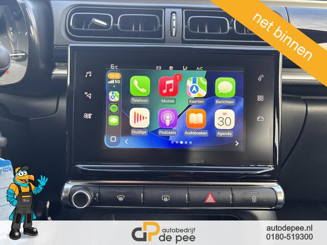 Citroen C3 1.2 PureTech S&S Feel GARANTIE/CARPLAY/CLIMA/NAVI/PARKEERSENS/TREKH./LICHTMETAAL rijklaarprijs!