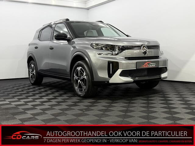 Citroen C3 Aircross 1.2 Hybrid 145pk Max Camera, Half leder, Apple carplay, Cruise control, Rijstrook correctie, Lichtmetalen velgen, 2 jaar garantie