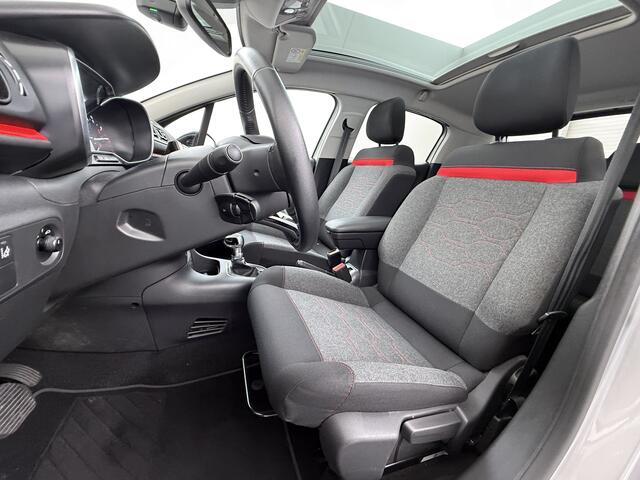 Citroen C3 111PK Automaat Panoramadak Navi Ecc Camera Apple Carplay Android Auto Cruise Control Pdc S&S Shine Regen-Lichtsensor Lmv 17" Privacy Glas Isofix Keyless Rijstrooksensor Verkeersbord detectie Origineel Nederlandse Auto Dealeronderhouden