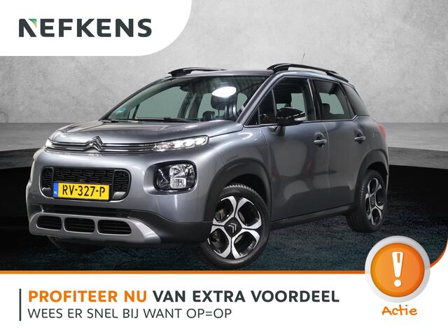 Citroen C3 Aircross 1.2 110PK S&S Shine | AppleCarplay/AndroidAuto | Head-Up Display | Armsteun | Navigatie | Climate Control | Cruise Control | Bluetooth | Lederen Stuurwiel | Isofix | Privacy Glass | Parkeersensoren |