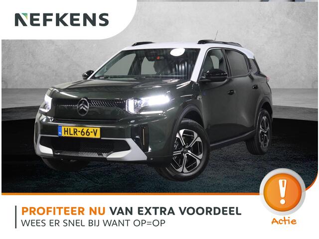 Citroen C3 Ë-C3 Aircross Max 44 kWh 113PK | 1ste eigenaar | AppleCarPlay/AndroidAuto | Navigatie | Cruise Control | Climate Control | Armsteun | Parkeersensoren | DAB Radio | LED | Two-tone | Isofix | Privacy Glass | Parkeersenoren |