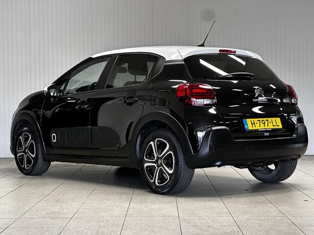 Citroen C3 1.2 PureTech S&S Feel Edition/ Two-Tone/ Grootlicht Assist./ Apple + Android/ Navi/ Lane-Assist./ DAB+/ Clima/ Cruise/ Bluetooth/ Multi. Stuur/ Mistl./ PDC/ LED Dagrijverl./ Extra getint glas.