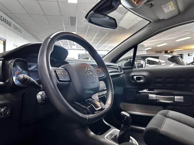 Citroen C3 1.2 PureTech Shine/ Camera/ Lane-Assist./ 17'' LMV/ Apple + Android/ Navi/ Clima/ Cruise/ Elek. pakket/ Isofix/ Bluetooth/ Multi. Stuur/ Mistl./ PDC/ LED Dagrijverl.