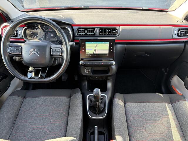 Citroen C3 1.2 PureTech S&S Shine 2e Eigenaar,Dealer Onderhouden,Navi,Camera,Pano,110pk,D-riem recent vv,Rijstrooksensor,Bsd,Keyless,PDc V+A,N.A.P,Apk tot 04-2027