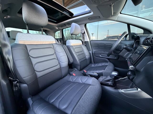 Citroen C3 Aircross 1.2 SHINE 130PK | Automaat | Pano | 1/2 Leer | 17" | Carplay | Interesse in een bezichtiging of proefrit, bel of app met 06-24282842 / 06-42130156