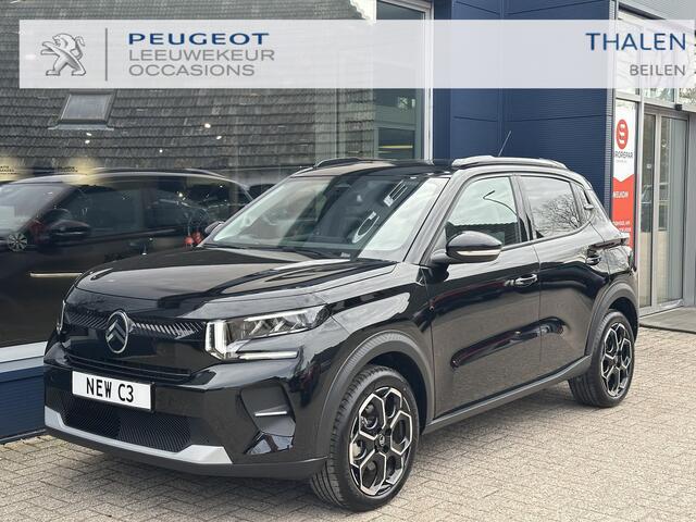 Citroen C3 Ë-C3 Max 113 PK 44 kWh | Automaat | 100% Elektrisch | Meest Complete Uitvoering | Tot 320 KM WLTP Actieradius | Navigatie | Climate Control | Cruise Control | Camera | Parkeersensoren | Apple Carplay & Android Auto | 17" Lichtmetalen Velgen | Comfortschui
