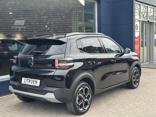 Citroen C3 Ë-C3 Max 113 PK 44 kWh | Automaat | 100% Elektrisch | Meest Complete Uitvoering | Tot 320 KM WLTP Actieradius | Navigatie | Climate Control | Cruise Control | Camera | Parkeersensoren | Apple Carplay & Android Auto | 17" Lichtmetalen Velgen | Comfortschui