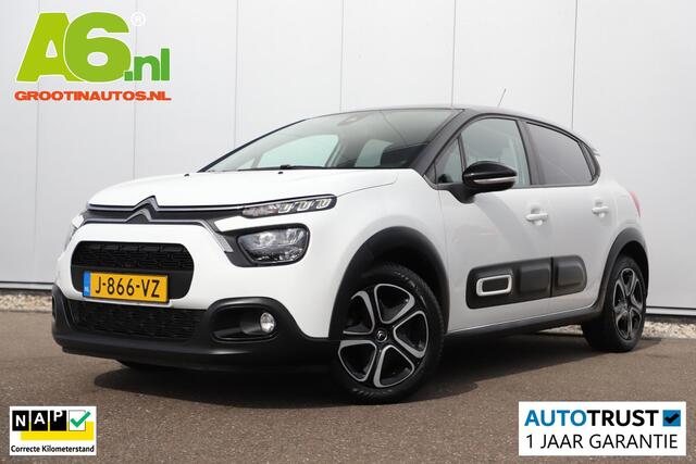 Citroen C3 1.2 PureTech Feel Navigatie Carplay Android Climate Cruise Control Rijstrooksensor Parkeersensor All-season banden!