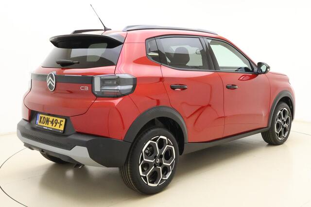 Citroen C3 1.2 Hybrid 110pk Max | Navigatie | Apple Carplay | Climate & Cruise Control | Parkeersensoren + Camera | Comfort Stoelen + onderstel