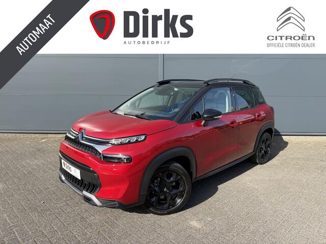 Citroen C3 Aircross 130pk Shine Pack (Elektrisch Schuifdak - Stoelverwarming - Camera - Leder - Keyless Entry - 17"Black incl 4S - Grip Controle - Automatische Airco - Navigatie)