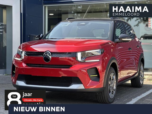 Citroen C3 Ë-C3 Plus 113pk Comfort Range 44 kWh | Comfort Stoelen | Apple Carplay/Android Auto | Parkeersensoren | Full LED | DAB | Cruise Control | Airco | Draadloze telefoonlader |