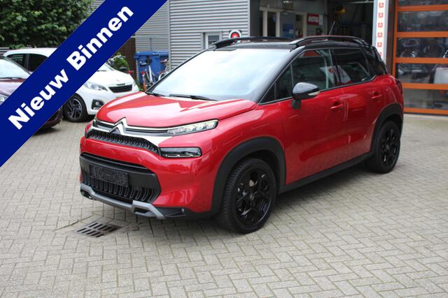 Citroen C3 Aircross 1.2 PureTech Max Clima-Cruise-Navi-Schuifdak 24 Maanden Bovag Garantie.
