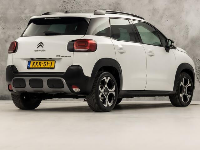 Citroen C3 Aircross 1.2 PureTech S&S Deluxe (PANORAMADAK, APPLE CARPLAY, GROOT NAVI, GETINT GLAS, 360 CAMERA, KEYLESS, SPORTSTOELEN, PARKEERSENSOREN, LM VELGEN, CRUISE, NIEUWSTAAT)