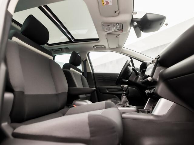 Citroen C3 Aircross 1.2 PureTech S&S Deluxe (PANORAMADAK, APPLE CARPLAY, GROOT NAVI, GETINT GLAS, 360 CAMERA, KEYLESS, SPORTSTOELEN, PARKEERSENSOREN, LM VELGEN, CRUISE, NIEUWSTAAT)