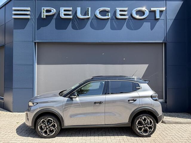 Citroen C3 1.2 Hybrid 110pk Max Automaat | Nieuwe Auto | Tot 8 Jaar Garantie | Advanced Comfort Stoelen | Full LED Verlichting | Navigatie | Camera | Hoge Zitpositie | Parkeersensoren | Hybride Rijden Zonder Stekker | Two-Tone | Lichtmetalen Velgen |