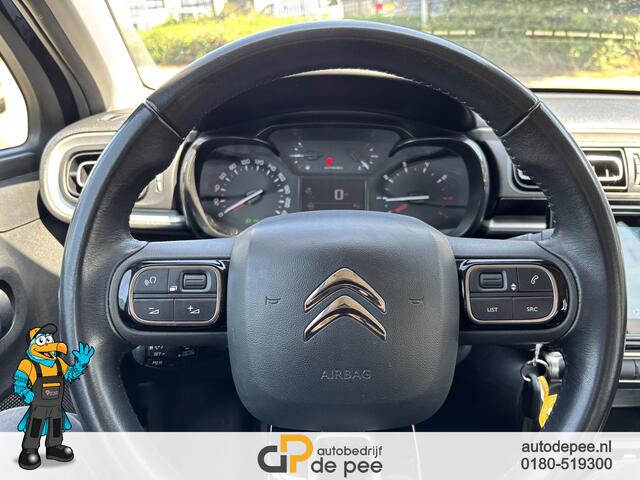 Citroen C3 1.2 PureTech C-Series GARANTIE/CRUISE/CLIMA/CARPLAY/PARKEERSENS/LICHTMETAAL rijklaarprijs!