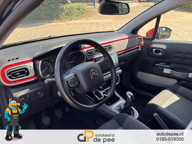 Citroen C3 1.2 PureTech Shine GARANTIE/CRUISE/CLIMA/CARPLAY/PARKEERSENS./CAMERA/LICHTMETAAL 17" rijklaarprijs!