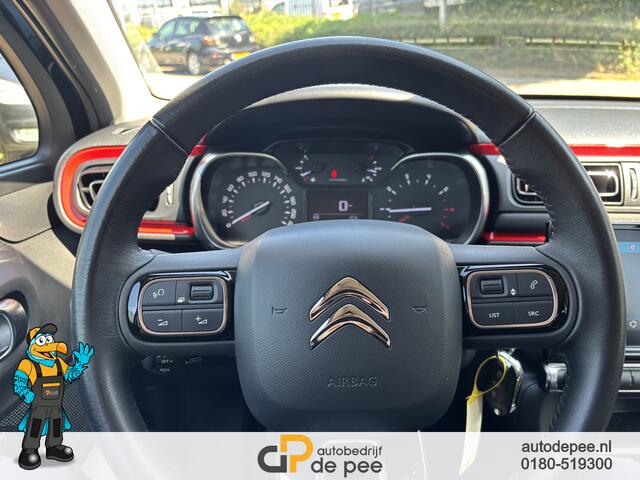 Citroen C3 1.2 PureTech Shine GARANTIE/CRUISE/CLIMA/CARPLAY/PARKEERSENS./CAMERA/LICHTMETAAL 17" rijklaarprijs!