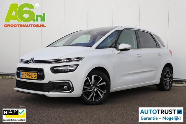 Citroen C4 SpaceTourer 1.2 PureTech Business 131PK Trekhaak Keyless 17 inch LMV Navigatie Achteruitrijcamera Stoelverwarming Adaptive Cruise Carplay Android