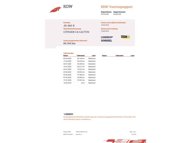 Citroen C4 CACTUS 1.2 PureTech Shine 2e-Eig. Keurig-Onderh. BOVAG-Garantie, NL-Auto.