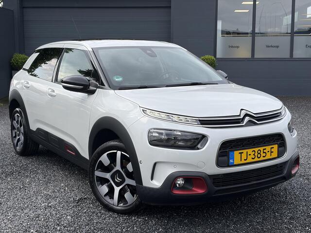 Citroen C4 CACTUS 1.2 PureTech Shine 131pk,6 Bak,D-riem vv in 204,Pano,Trekhaak,Camera,Navi,Dodehoek,Keyless,Clima,Cruise,N.A.P,Recent beurt gehad,Pdc V+A,Lm velgen,Apk tot 06-2027