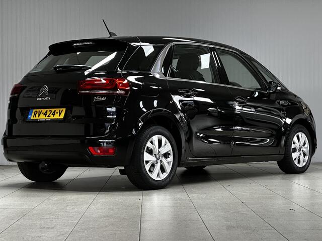 Citroen C4 PICASSO 1.2 PureTech Live/ D-Riem Verv. 140.000KM!/ Pano-Voorruit!/ Camera/ Stoelverw./ Trekhaak/ Apple+Android/ 16''LMV/ DAB+/ Dodehoekdetectie/ Grootlichtassistent/ Clima/ Navi/ Cruise/ Bluetooth/ Multi.LEDER.Stuur/