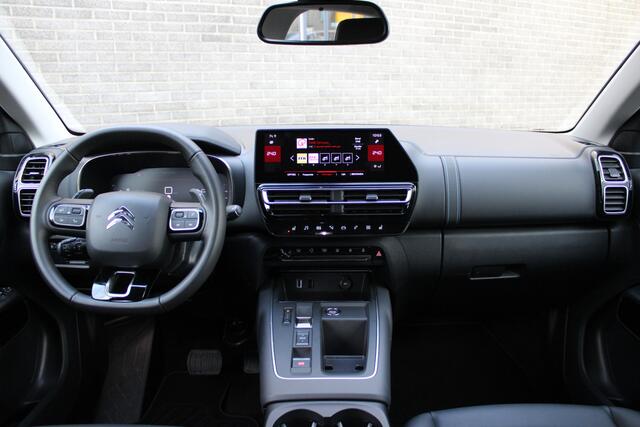 Citroen C5 Aircross 1.2 Hybrid 136 Max Automaat, Luxe Lederen bekleding, 360 camera, navigatie, elekr. stoelen, CruiseControl, Applecarpl./Andr. Auto