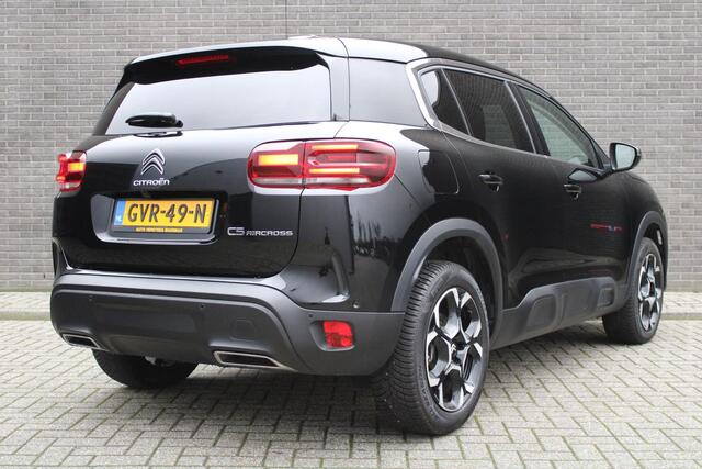 Citroen C5 Aircross 1.2 Hybrid 136PK Max Automaat, Luxe Lederen bekleding, 360 camera, navigatie, elekr. stoelen, CruiseControl, Applecarpl./Andr. Auto
